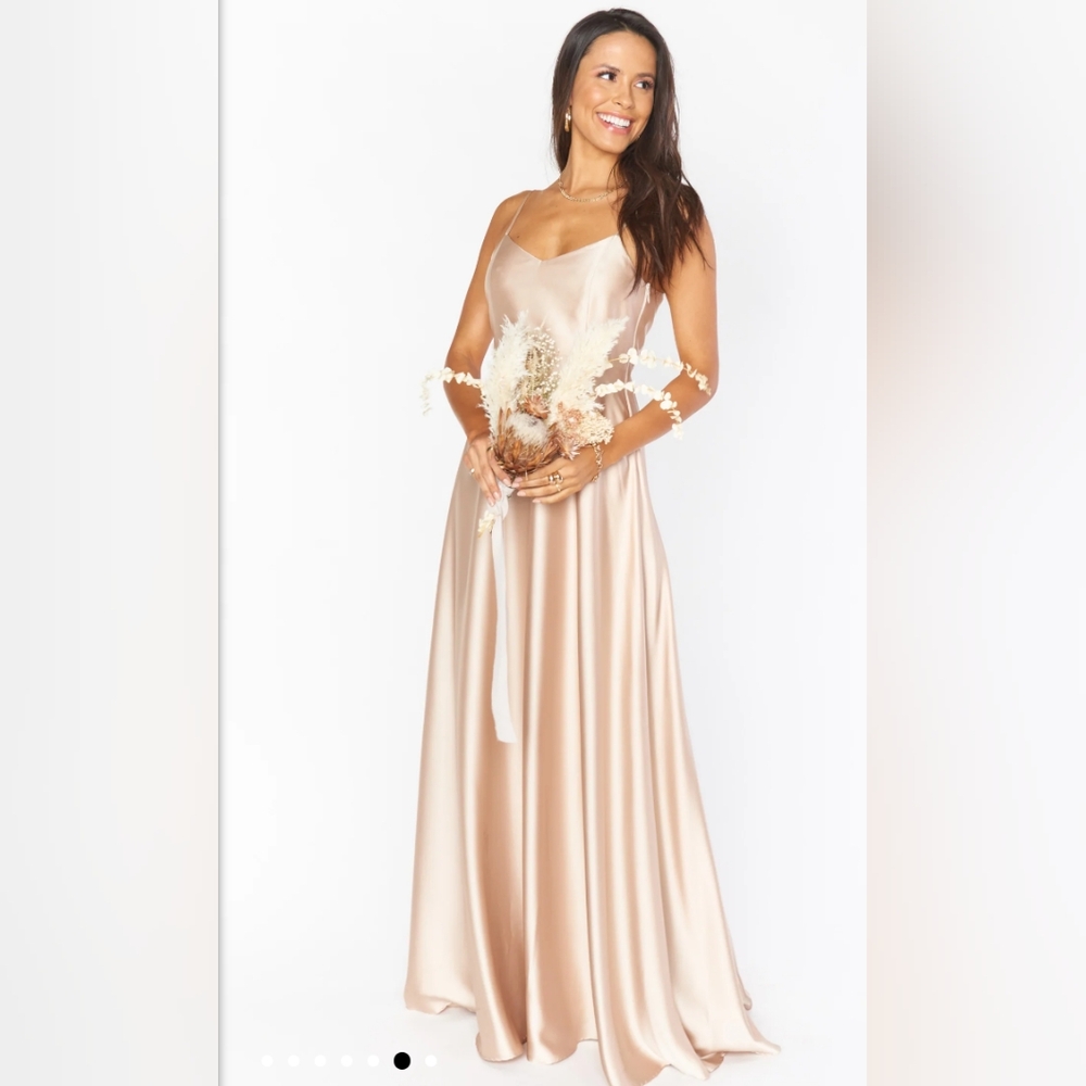 Show Me Your Mumu Champagne Dress